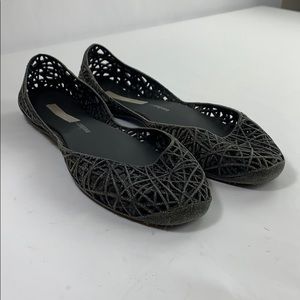 Melissa + Campana 9 D’Orsay Flats Shoes Glitter